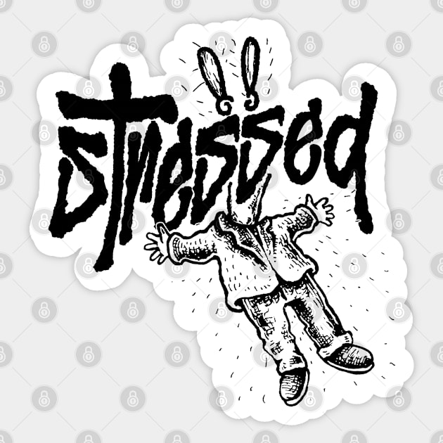 Stressed Sticker by memew.std [ClubARTStore]